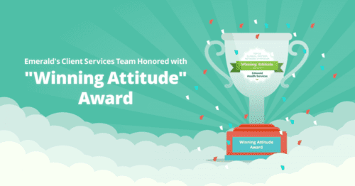 Emerald Health Services was presented with the “Winning Attitude” award